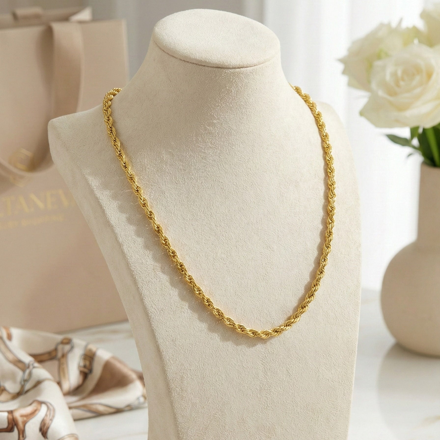 Collier L'Italienne – Chaîne Maille Figaro Classique