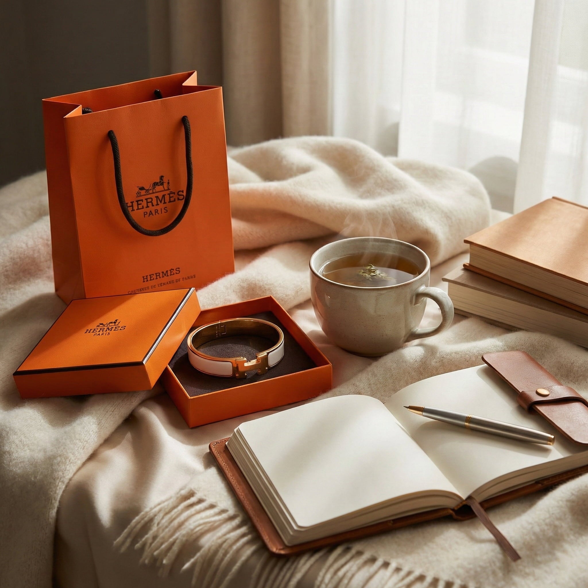 Bracelet Clic H Blanc